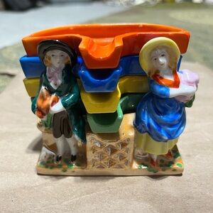 Colorful Ceramic Figurine Set